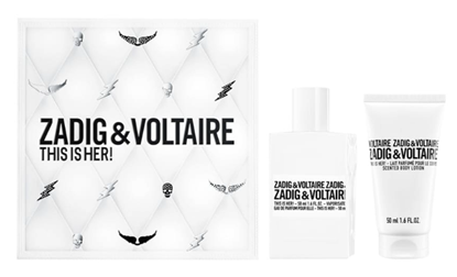 ZADIG  VOLTAIRE THIS IS HER SET EDP 50ML BODYLOTION 50ML